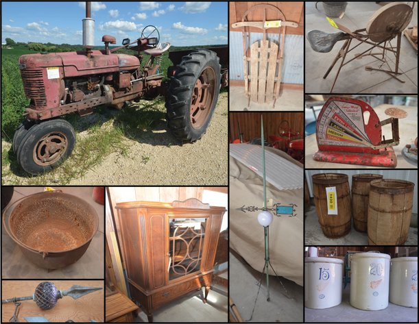 TRACTOR, COLLECTIBLES, CROCKS, FURNITURE, OTHER MISC PROPERTY - Fountain City, WI