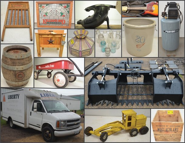 WORK TRUCK, SKID STEER ATTACHMENTS, COINS, METAL TOYS, COLLECTIBLES, TOOLS & MORE - Mondovi, WI